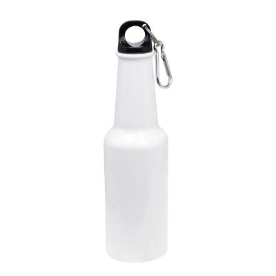 China 400ml Heat Sustainable Aluminum Single Wall Pint Shape Bottle Cola Beer Water Bottle Custom Logo for sale