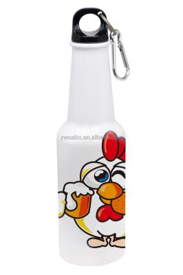 China Sustainable Aluminum Beer Bottle Sublimation Beer Bottle 500ml Empty Water Bottle for sale