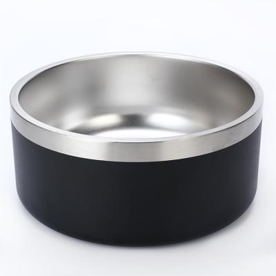 China Sustainable 32oz Stainless Steel Pet Food Bowl /cat Bowl With Non-slip Bottom Stainless Steel Pet Food Bowl Drinking Dish for sale