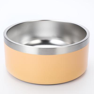 China Hot Selling Viable 32oz Stainless Steel Pet Bowl Sublimation Pet Bowl For Cats And Dogs for sale