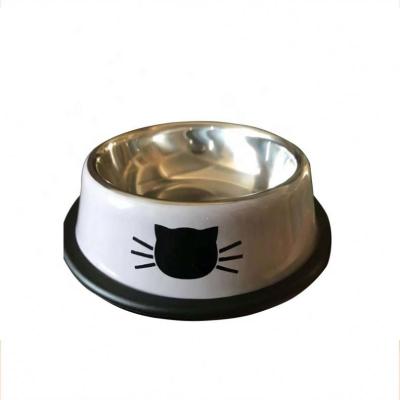 China Viable Stainless Steel Dog Bowls for Pet Station Pet Feeder Feeding Bowl for Cat and Small Dogs for sale