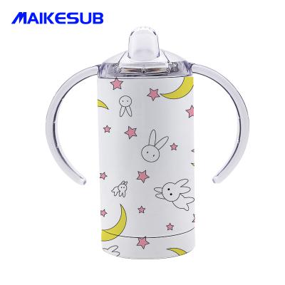 China 12oz Stainless Steel Viable Vacuum Insulated Tumbler Baby Sublimation Sippy Cups Milk Mugs for sale