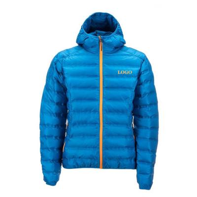 China OEM Anti-UV High Quality Mens Padded Jacket Recycled Stripper Synthetic Down Jacket for sale