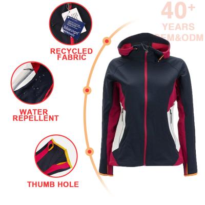 China Multifunctional Ladies Jacket Custom Eco-friendly Anti-UV Increasing Waterproof Jacket Sports Track Jacket for sale