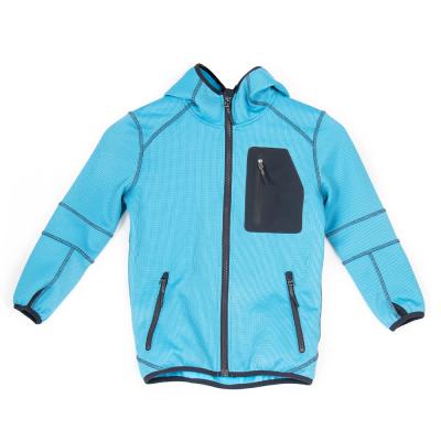 China New Style Winter Breathable Fleece Keep Warm Outdoor Kids Fleece Jacket Logo Custom Fleece Jacket For Hiking for sale