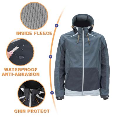 China Anti-UV Camping Hiking Wear Waterproof Breathable Softshell Hiking Jacket With Multipockets for sale