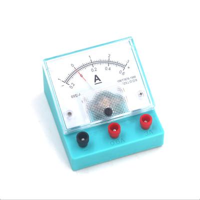 China New Product Teaching Use High Precision 0-0.6/0-3A Student Use Ammeter Student Teaching DC Current for sale