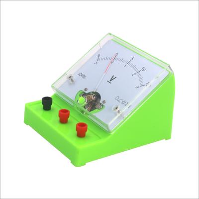 China Student Use Factory Outlet Teaching Use 0-3/0-15V DC Voltmeter Ammeter for sale