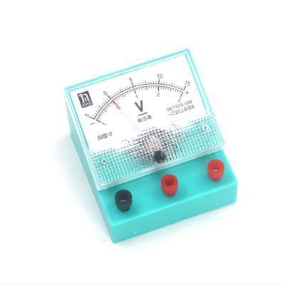 China Student Use Teaching Factory Direct Selling Low Voltage 0-3/0-15V DC Voltmeter Ammeter for sale