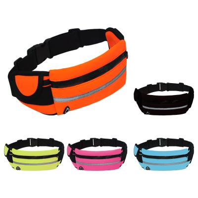 China High Quality Wholesale Water Proof Polyester Water Proof Sports Waist Bag With Bottle Pocket for sale