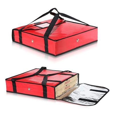 China Waterproof Heated Food Delivery Thermal Carry Bag For Pizza for sale