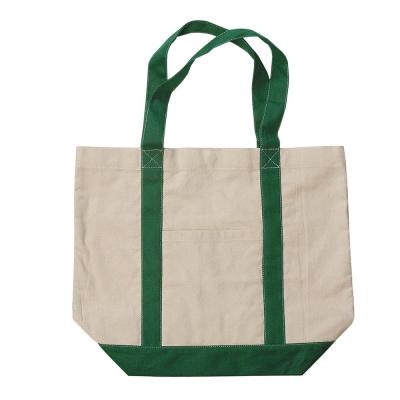 China LARGE Handled Tote Canvas Reusable Grocery Shopping Zippered Tote Bag Ship From for sale