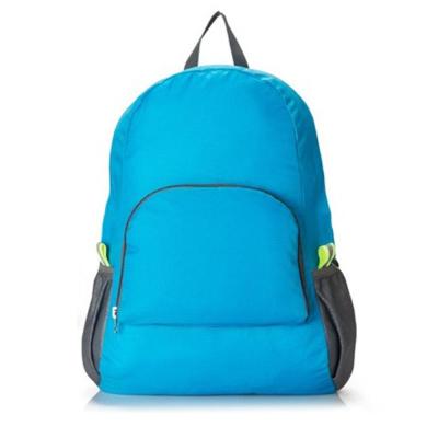 China Small Quantities Foldable Daypack Shopping Backpack Waterproof Cheaper Lightweight Nylon Foldable Bag for sale