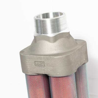 China Aluminum Alloy Air Exhaust Muffler G1/2in Paper Medium Air Dryer Muffler for sale