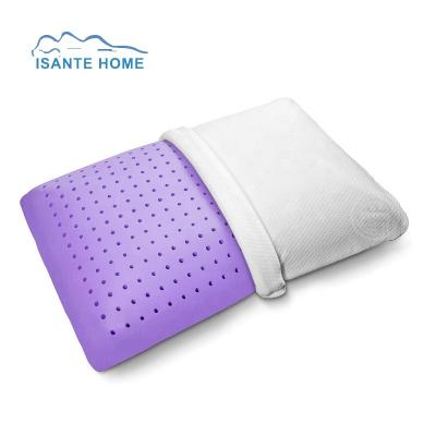 China Adaptive Memory Lavender Memory Foam Pillow, Infused Airy Cooling Comfort - Lavender Essential Oil Scent for Relaxatio for sale