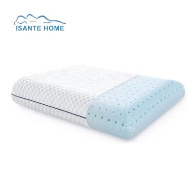 China Airy memory gel pillow infused with memory foam (cutting memory foam core) for back sleeper and side sleeper with removable cover for sale