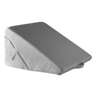 China Memory Folding Bed Wedge Wedge Bed Support Pillow, Wedge Foam with Memory Foam Top and Removable Cover for sale