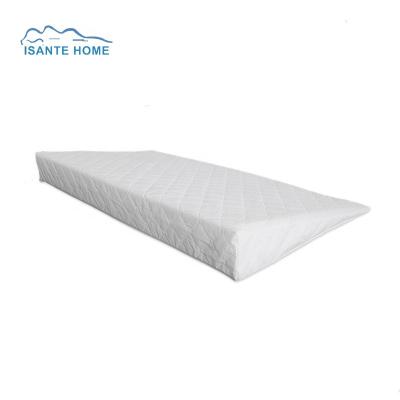 China Premium Memory Foam Crib Wedge Pillow For Baby Crib Mattress | Handcrafted waterproof layer and removable cover for sale