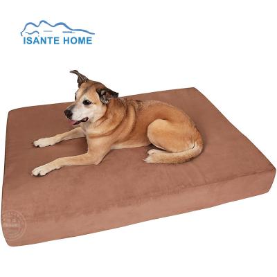 China Luxury Waterproof Pet Bed Comfortable Waterproof Memory Foam Bed Dog Mattress With Removable Cover for sale