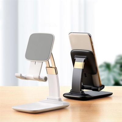 China ABS Phone Holder Stand For iPhone X Universal 11 12 Xiaomi Samsung Phone Stand Foldable Mobile Phone Stand Desk Mount Bracket for sale