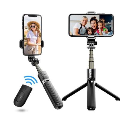 China L03 Portable Wireless Fold Selfie Stick with Extendable Foldable Monopod Tripod for iPhone 12 Pro IOS Android Gopro Cameras for sale