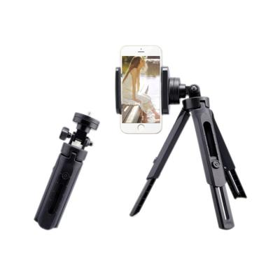 China PORTABLE Lightweight Bracket Two Piece Tripod Stand For Small Box Smart Desktop Tripod Photography Phone Digital SLR Camera Stand for sale