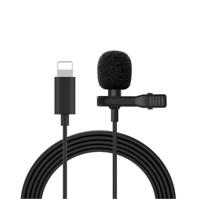 China Other Mini Microphone for iPhone Type-C 3.5mm Microphone for Huawei Xiaomi Lavalier Detachable Recording Microphone for sale