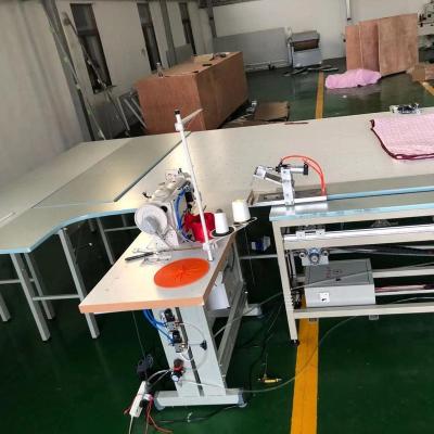 China Home Use Singer Needle Mattress Edge Sewing Machine Quilt Blanket Edge Trimming With Sewing Machine for sale