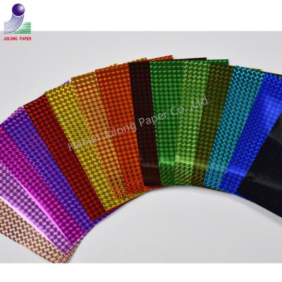 China Anti Curl Direct Supply Decorative Metallic Foil Holographic A4 Paper for sale