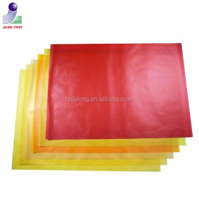 China Anticurvature colored translucent clear paper for sale