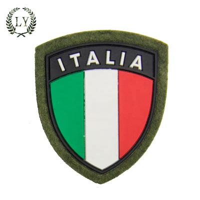 China 3D factory custom italy pin military security badge in stock for sale