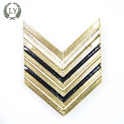 China No Security Military Navy OEM Army Uniform Rank Metal Customized Pin Badge for sale