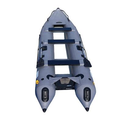 China New Design DropStitch Fabric + PVC Inflatable Boat PVC Coated Fabric Inflatable Boat With Pump for sale