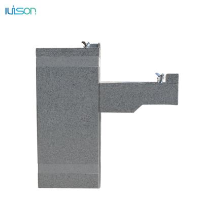 China Outdoor Standing Pedestal Outdoor Drinking Station Stone Granite Direct Drinking Water Dispenser for sale