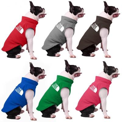 China Stocked Dog Clothes Warm Winter Dog Vest Puppy Christmas Apparel Hoodies For Small Medium Large Dogs Labrador Coat S-XL for sale