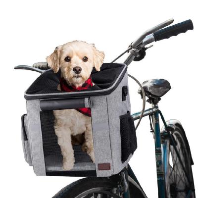 China Viable Wholesale Dog Carrier Cat Sling Bag Bicycle Pet Bag For Small Animals for sale