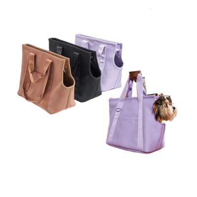 China Pet Carrier Manufacturer Custom Recycled RPET Viable Travel Dog Carrier Bag Large for sale