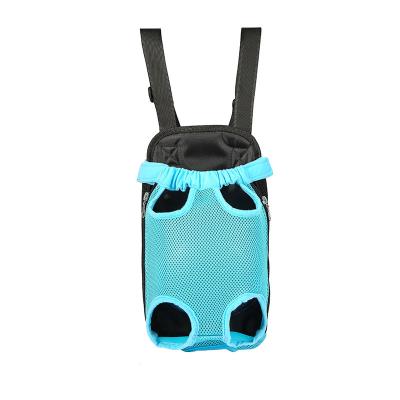 China Legs Stored Out Easy-Fit For Pet Adjustable Travel Riser Front Cat Dog Carrier Travel Bag Camping Pet Carrier Backpack for sale