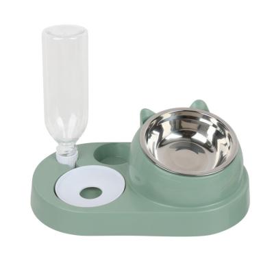 China Viable Supplier Kitten Food Feeder Stainless Steel Cat Drinker Pet Feeding Bowl Pet Bowl for sale