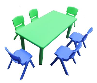 China Eco-friendly Furniture School Kindergarten Plastic Table And Chair For Kids Cartoon School Desk And Chair for sale