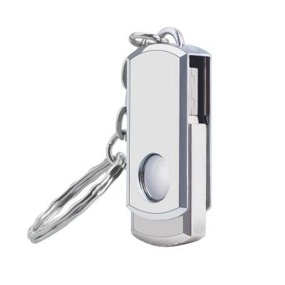 China Real Swivel Capacity 4GB 32GB 16 32 64 Gb Pendrive , 360 Degree Rotate Metal Rectangle 2.0 / Swivel 3.0 USB Flash Drives for sale