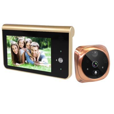 China 4.3 Inch Smart Wireless Doorbell 3600mah HD720P WiFi Digital Video Doorbell Camera 4.3 Inch LCD Display for sale