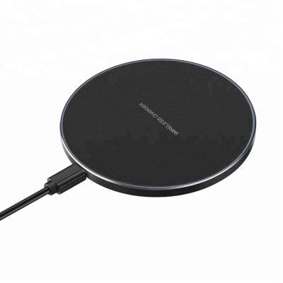 China Mobile Phone 30% Off Pad Age 10W Qi Wireless Fast Charging Desktop Wireless Charging Stand Metal Pad for sale