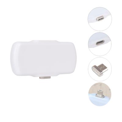 China July Hot Selling Portable To Europe Magnetic Single Finger 1000mah Power Bank With Magnetic Connector for sale