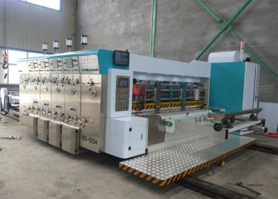 China Golfkartondoos die Flexo-de Stapelaarmachine maken van Printerslotter die cutter Te koop