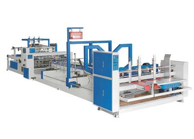 China Carton Folding Gluing Corrugated Box Folder Gluer Machine Pizza Box for sale