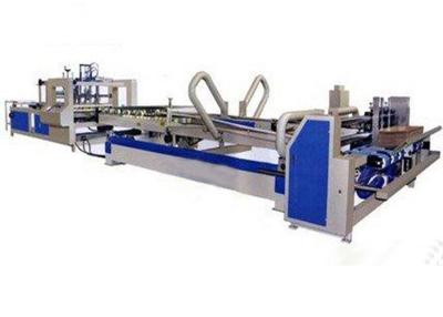 China 4 6 Corner Automatic Corrugated Box Folder Gluer Machine Straight Line for sale