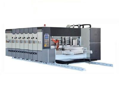 China Flexo Printer Slotter Rotary Die Cutter Inline With Folder Gluer Machine for sale