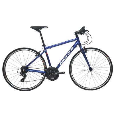 China Blue Alloy Road Bike 700C shimano24speed Aluminum Alloy FrameTEKTRO BrakeFlat Aluminum Handlebars On Road Bikes for sale