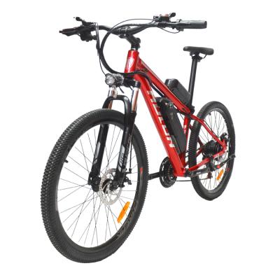 China Hot sale HULDA aluminum alloy 27.5/29 inch aluminum alloy mountain bicycle 36v 8ah men's electric mountain bike 350W battery for sale